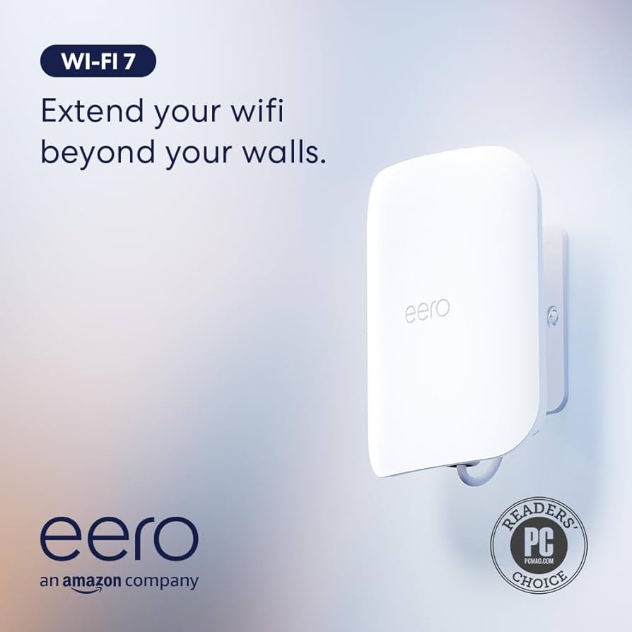Amazon eero Outdoor 7 dual-band mesh wifi router | Weatherproof